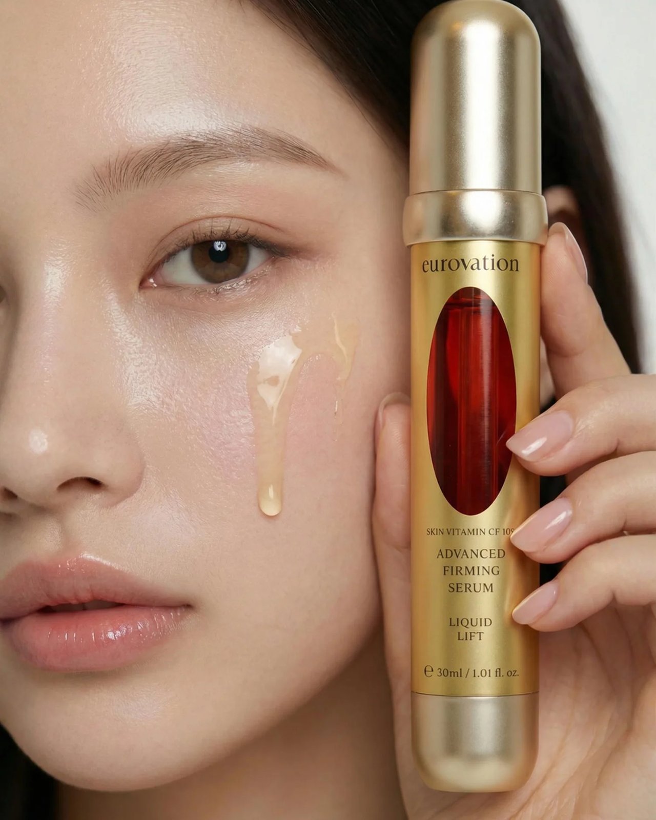 VC10 維他命CE精華使用示範：搭配晚霜混合使用，一次完成多重保養