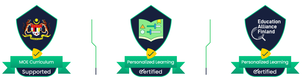MOE Curriculum Supported, Personalized Learning Certified, Education Alliance Finland Personalized Learning Certified