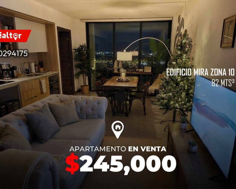 Apartamento en venta en Edificio Mira zona 10