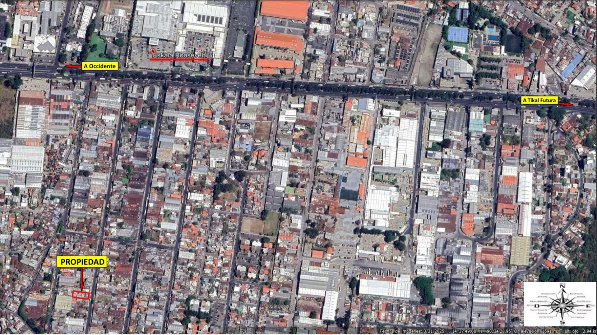 Amplio Inmueble con ALTA PLUSVALÍA