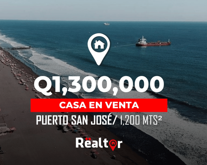 Casa en Venta en Santa Isabel, Puerto San José, Escuintla