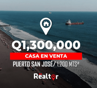 Casa en Venta en Santa Isabel, Puerto San José, Escuintla