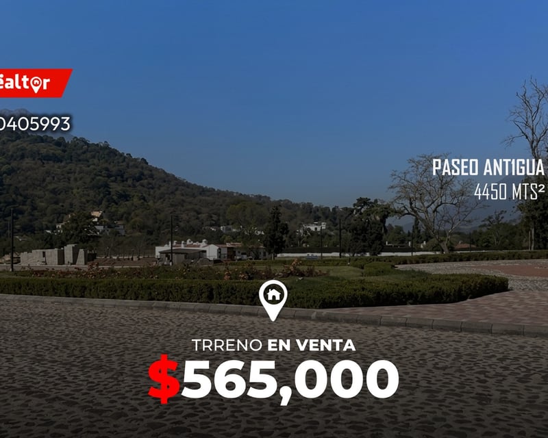 Terreno en venta en Paseo Antigua 
