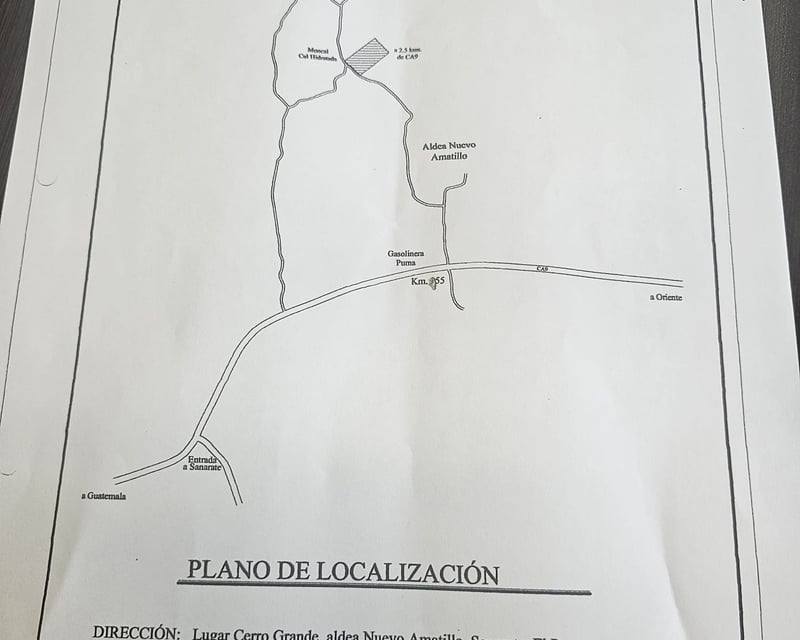 Terreno en venta en Sanarate a 2km de la CA9