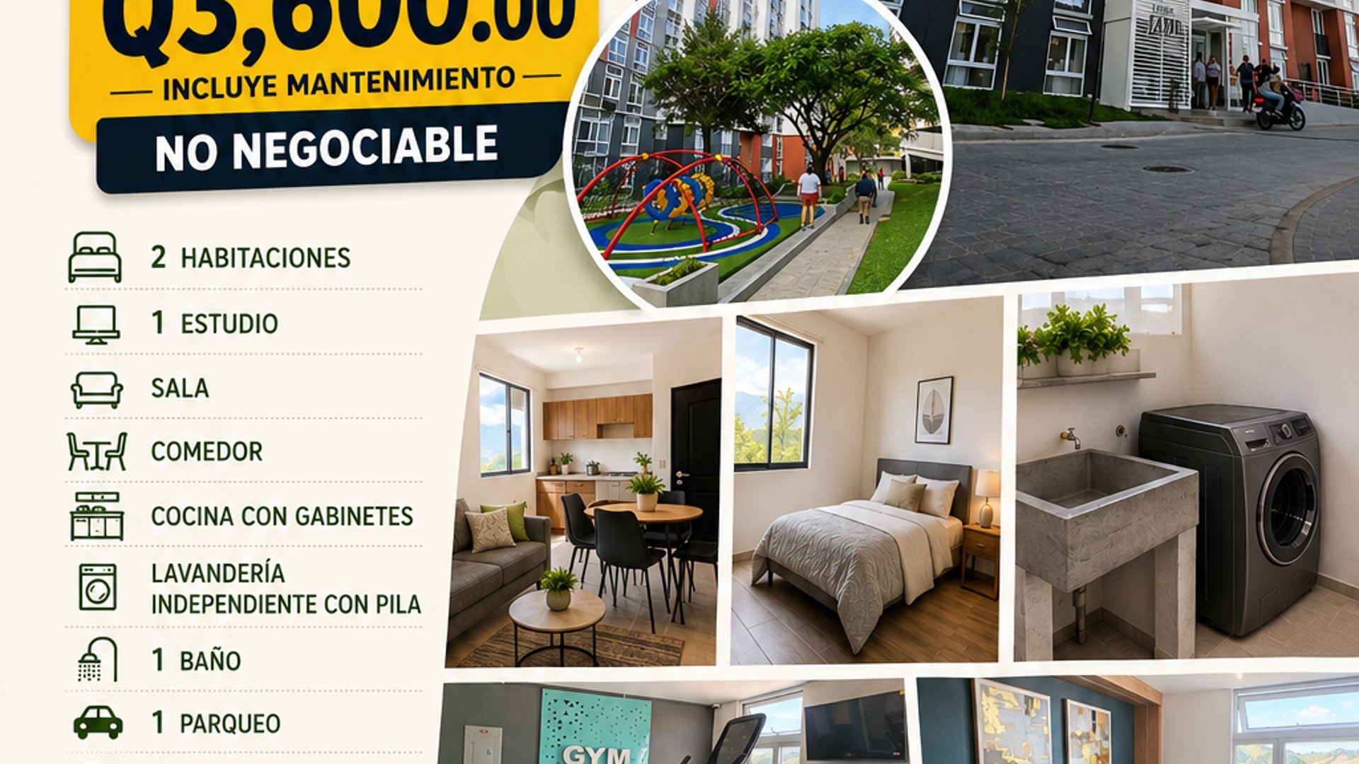 Apartamento para ESTRENAR en alquiler | Zona 6 - Cumbres del Pedregal - Image 1