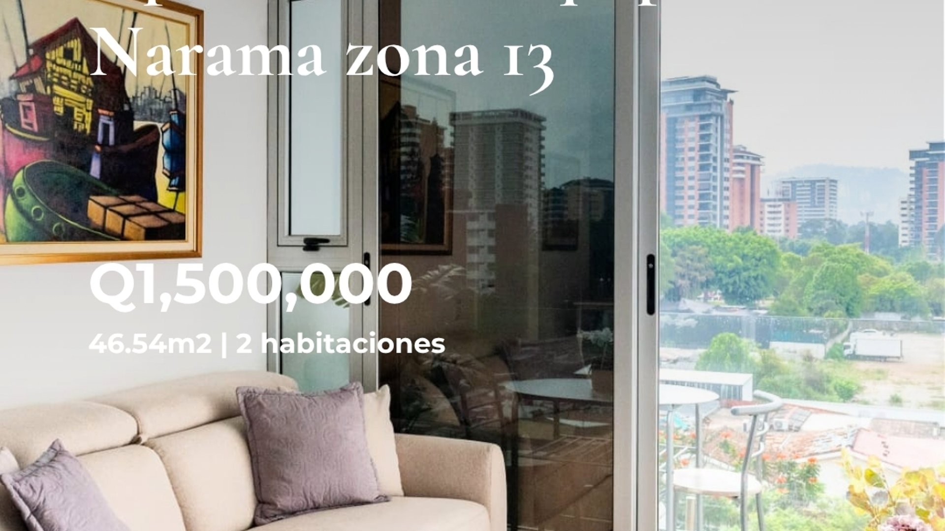 APARTAMENTO EN VENTA EQUIPADO NARAMA ZONA 13