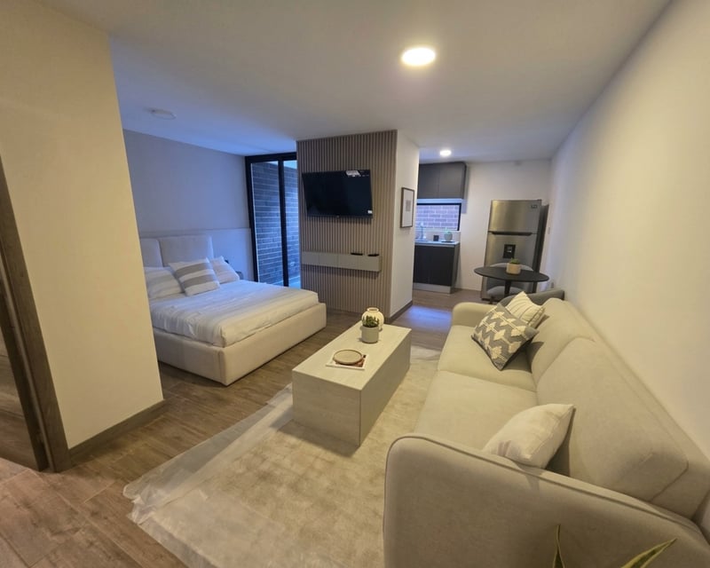 Estudio amueblado en Kiintea, zona 15