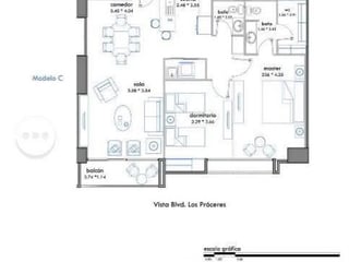 Apartamento en Edificio Veinti4 Zona 10 | Renta y Venta en Nivel bajo - 2
