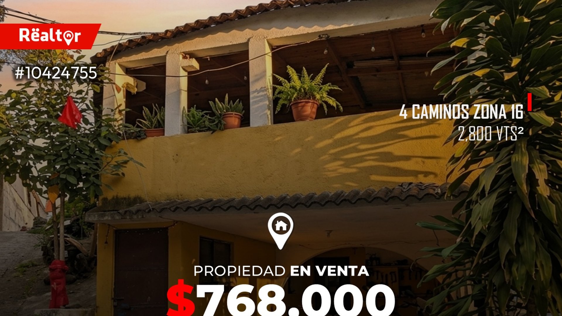 Propiedad en venta en 4 Caminos zona 16 