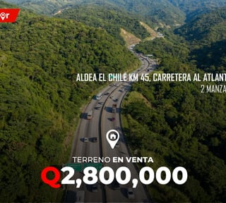 Terreno en Venta - Renta en Aldea El Chile, KM 45 CA-9 Norte