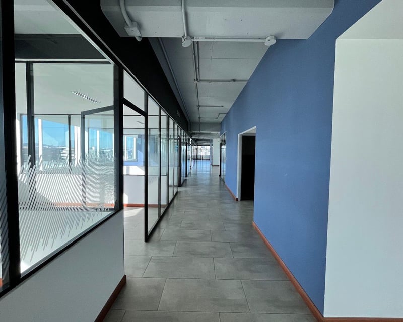 Alquiler de 524.60mts  de oficina tabicada en avenida Reforma zona 9