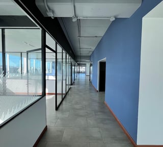 Alquiler de 524.60mts  de oficina tabicada en avenida Reforma zona 9