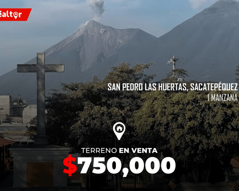 Terreno en Venta en San Pedro Las Huertas, Sacatepequez