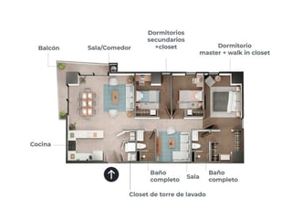 Apartamento en VENTA en zona 15 - 2