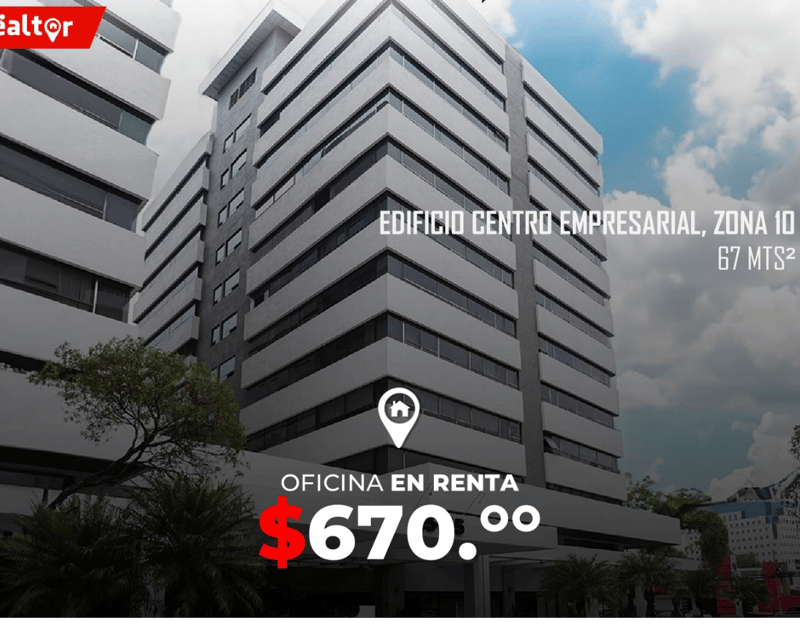 Oficina en Renta en Edificio Centro Empresarial, zona 10