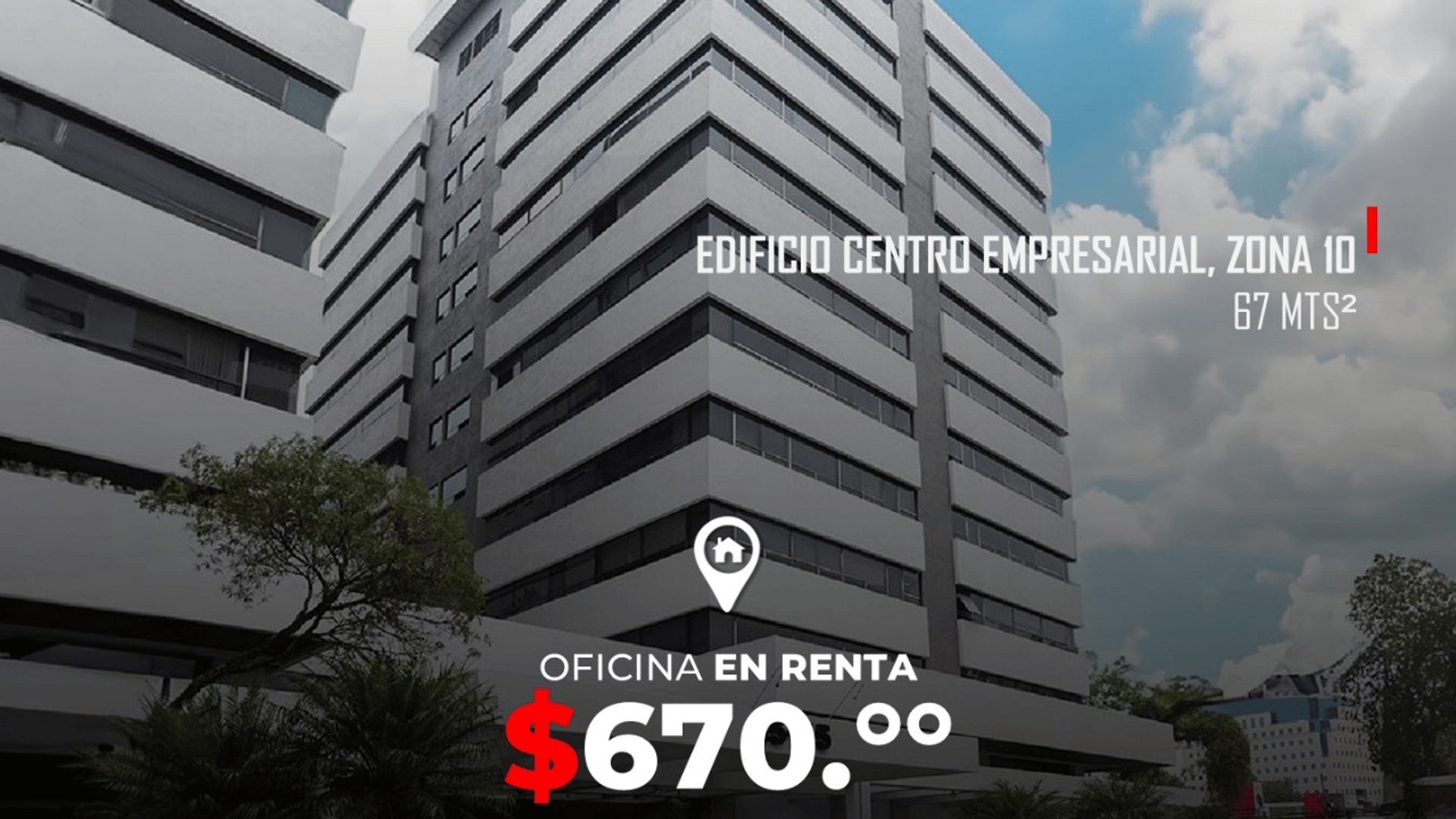 Oficina en Renta en Edificio Centro Empresarial, zona 10