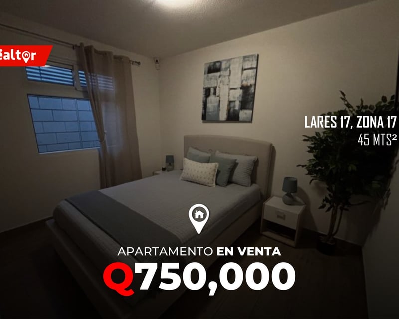 Apartamento en venta / renta en Edificio Lares 17 zona 17