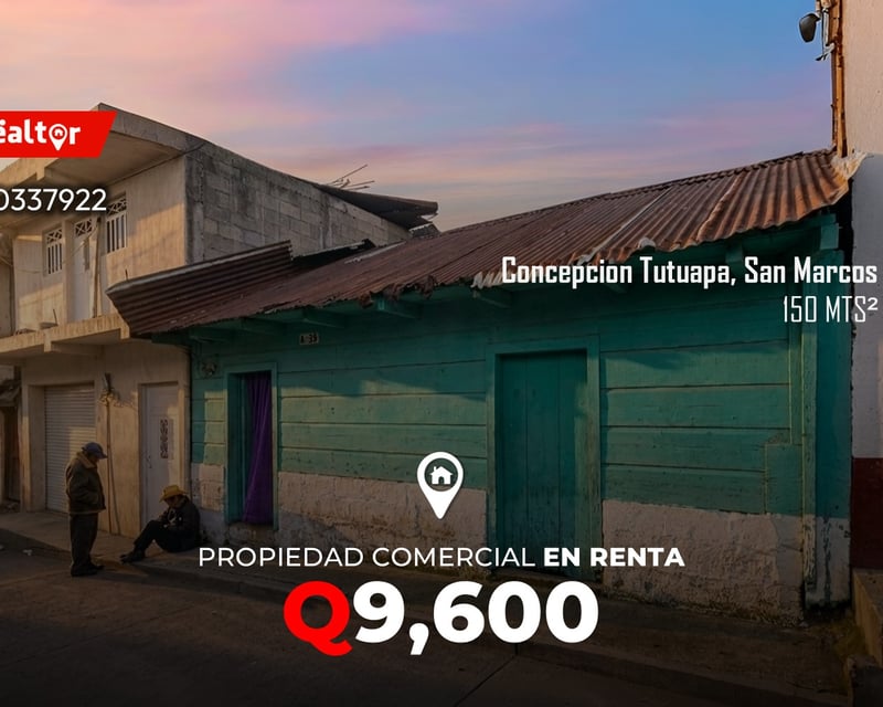 Propiedad comercial en renta en Concepcion Tutuapa, San Marcos