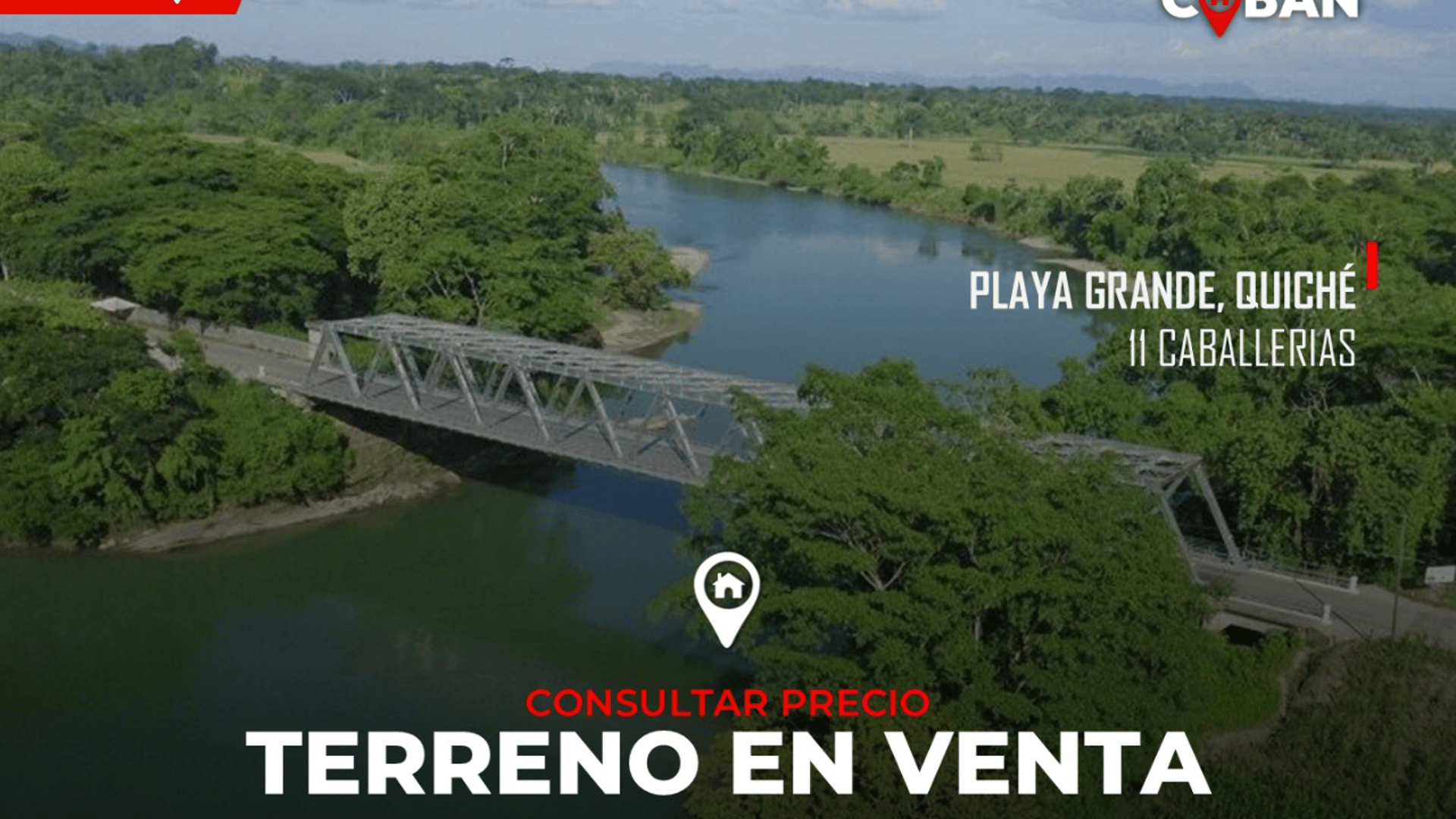 Terreno en Venta en Playa Grande, Quiché - Image 1
