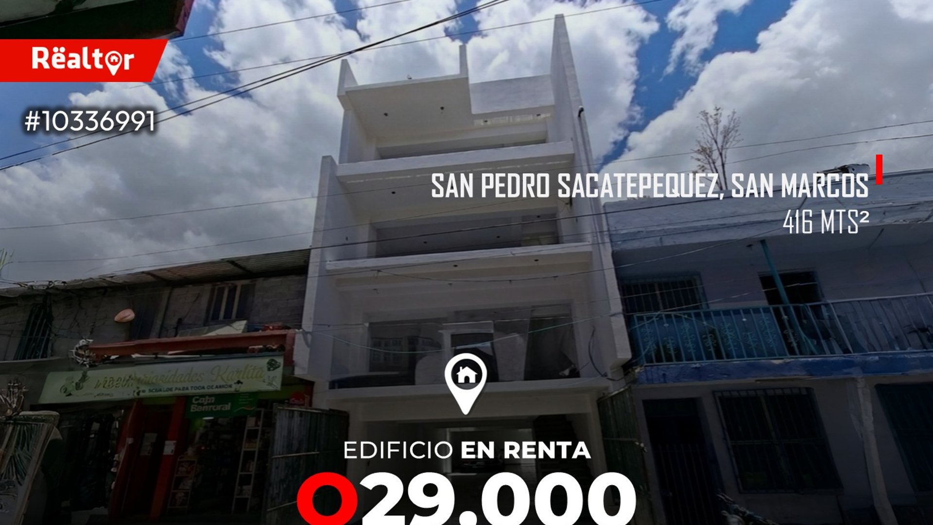 Edificio en renta en San Pedro Sacatepequez, San Marcos