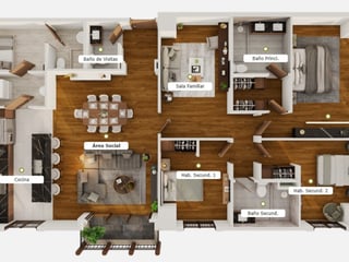Apartamento en construcción en Cayalá Zona 16 - 4