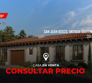 Casa en Venta San Juan Bosco, Antigua Guatemala