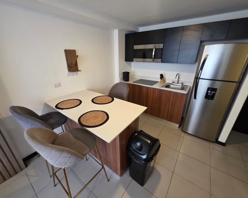 Apartamento amueblado en venta - 2 habitaciones en zona 14 Ref-5952
