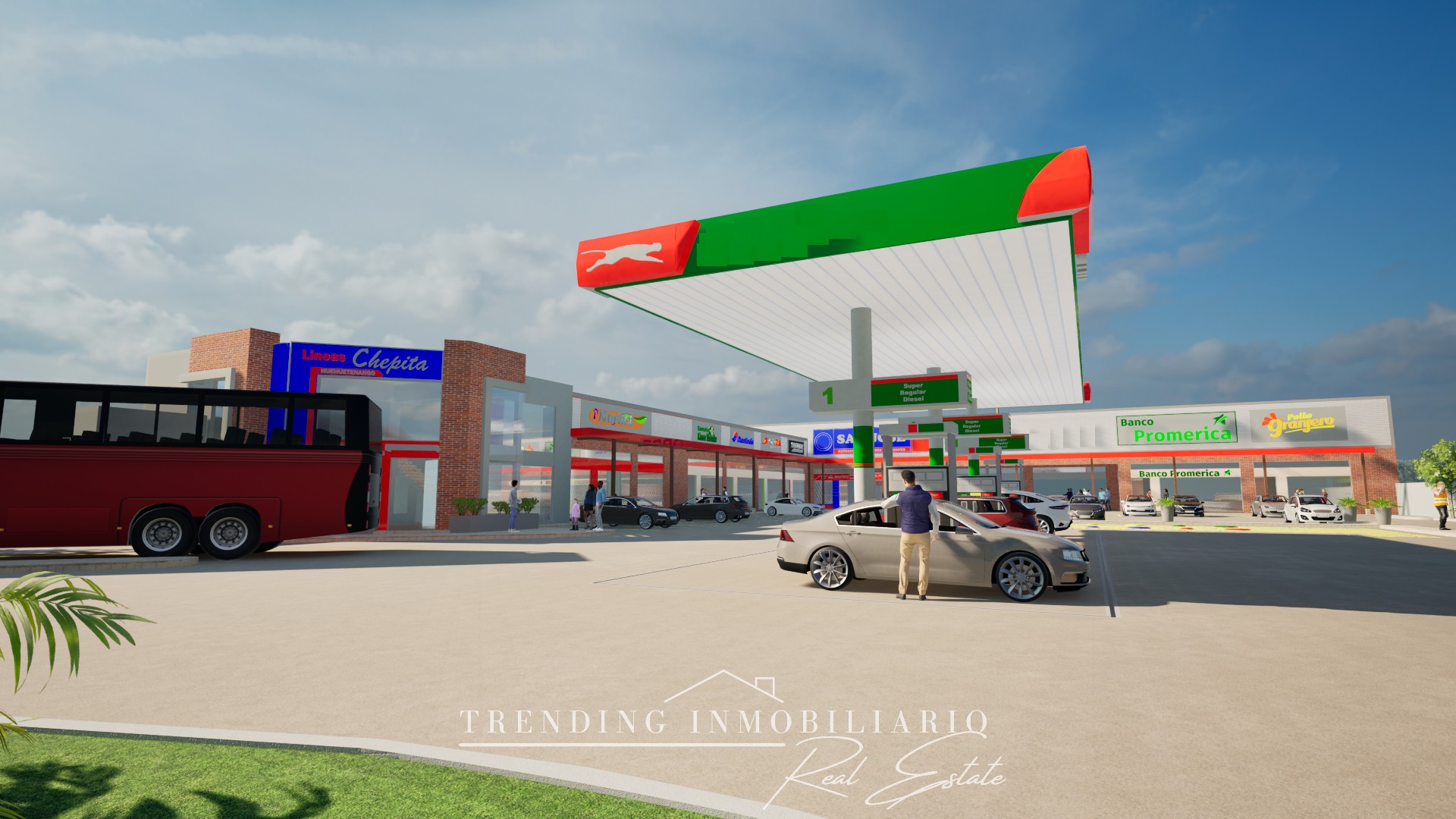 Local for rent | Plaza nueva Km 50 Chimaltenango | 50 m² in front of Burger King