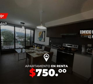 Apartamento en renta en edificio Be14