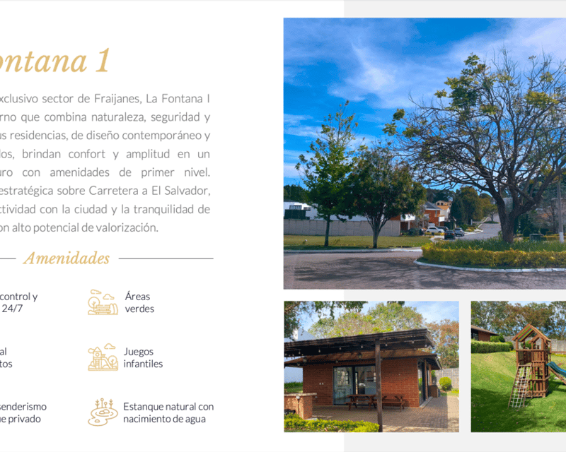 Modernas y PreciosasCasas en Venta – La Fontana 1 Km 25, Carretera a El Salvador