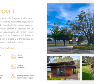 Modernas y PreciosasCasas en Venta – La Fontana 1 Km 25, Carretera a El Salvador