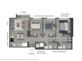 Apartamento en VENTA en zona 15 - 2