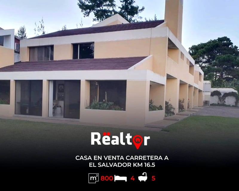 Casa en Venta  Carretera a el Salvador km 16.5