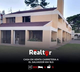 Casa en Venta  Carretera a el Salvador km 16.5