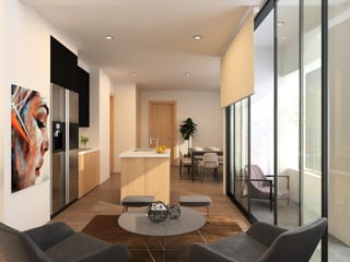 APARTAMENTO EN VENTA EN AOKI, CON INQUILINO ZONA 14 - Image 1