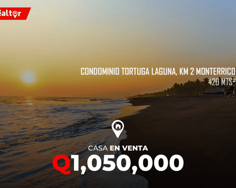 Casa en Venta en Condominio Tortuga Laguna, KM 2 Monterrico