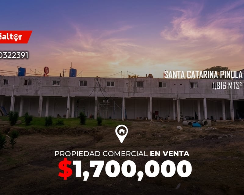 Propiedad comercial en venta en Santa Catarina Pinula