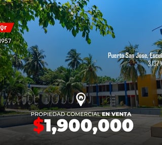 Propiedad Comercial en venta en Puerto San Jose, Escuintla 