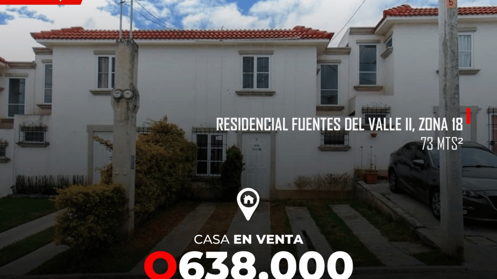 Casa en Venta en Fuentes del Valle II, zona 18 