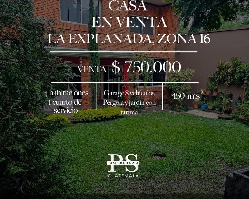 Casa en venta en Zona 16, Ciudad de Guatemala