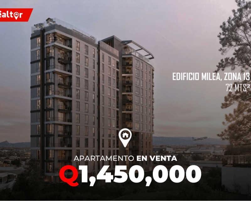 Apartamento nuevo en Venta en Edificio Torre Milea, zona 13