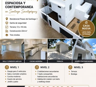 Quieres vivir en el lugar ideal rodeado de bosque en Santiago Sacatepéquez.