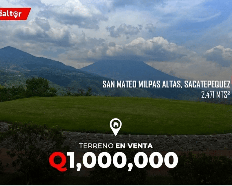 Terreno en Venta en San Mateo Milpas Altas, Sacatepequez