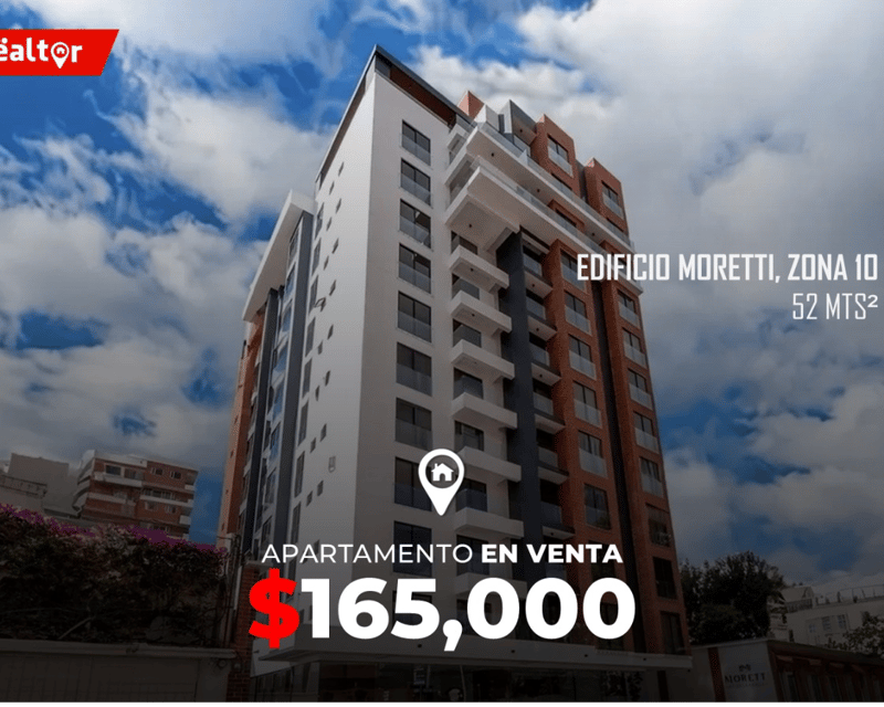 Apartamento en Venta en Edificio Moretti, zona 10