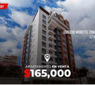 Apartamento en Venta en Edificio Moretti, zona 10