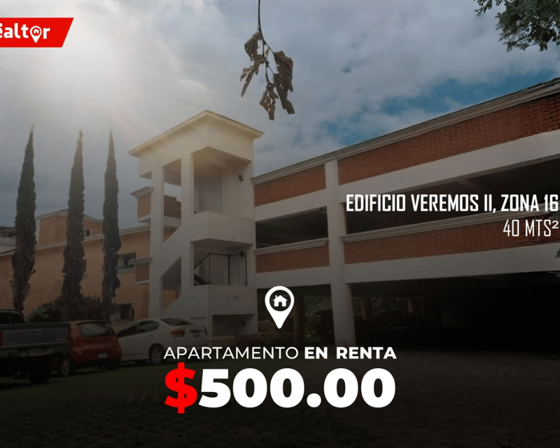 Apartamento en Renta en Edificio Veremos II, zona 16