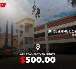 Apartamento en Renta en Edificio Veremos II, zona 16