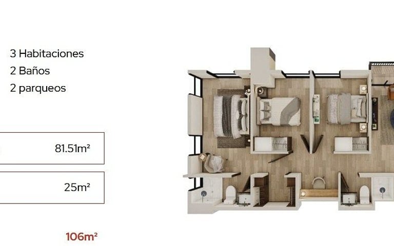 Apartamento en VENTA en Altaire zona 11 - Miniatura 4