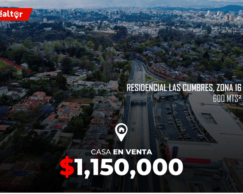 Casa en Venta Residencial Las cumbres zona 16