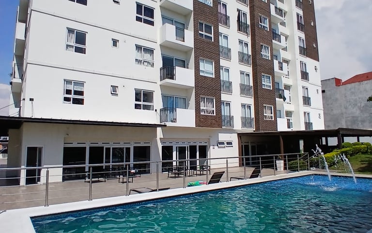 Apartamento moderno 2 hab. con vistas en Zona 4 de Mixco, Ciudad Guatemala